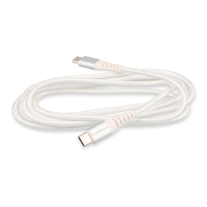 Cable USB Tipo C a C RadioShack 1.8 m Trenzado Blanco