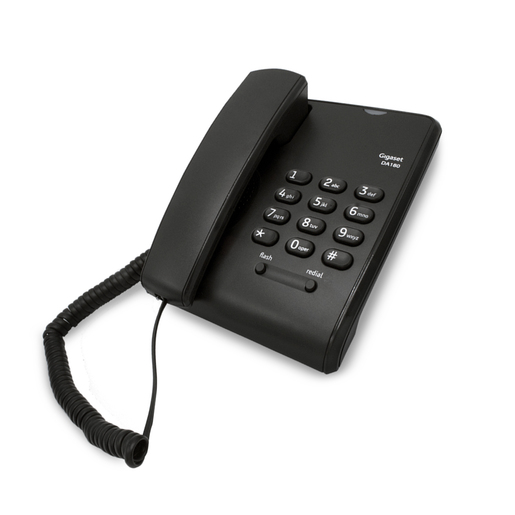 Teléfono Alámbrico Gigaset DA180 / Negro