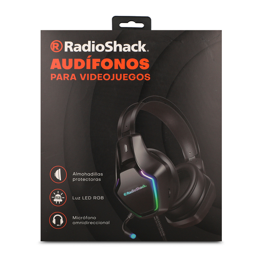 Audífonos Gamer Alámbricos RadioShack 3.5 mm GM 1 Negro