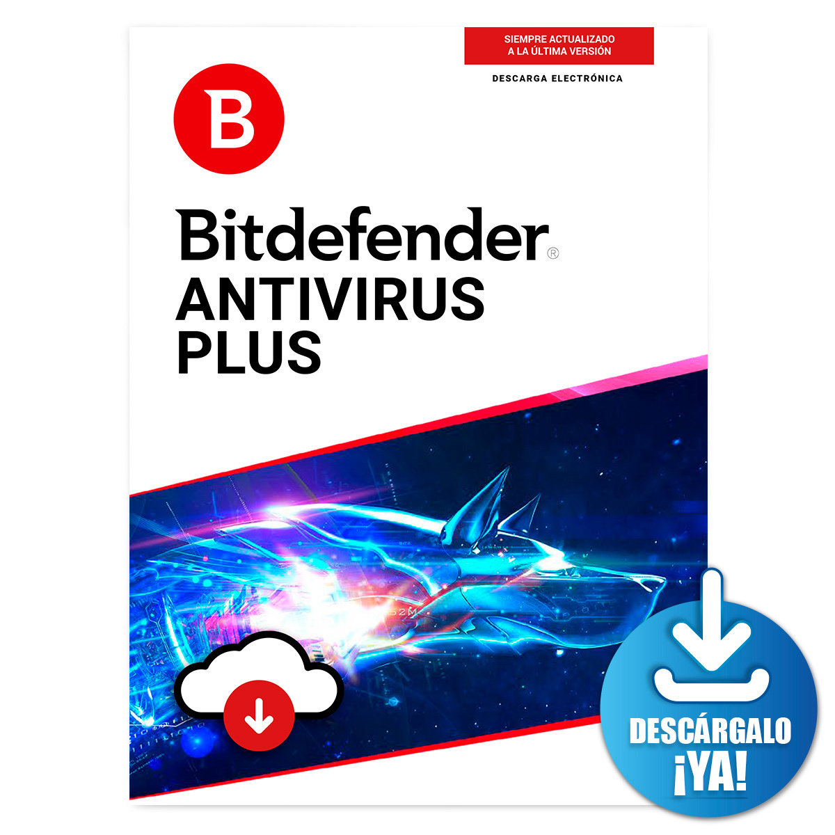 Antivirus Descargable Bitdefender Plus 2 años 1 usuario | RadioShack México