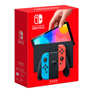 Consola Nintendo Switch OLED 64 gb Joy Con Neon Blue and Red