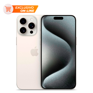 Celular Apple iPhone 15 Pro e-SIM 8gb / 256gb Blanco