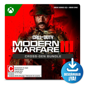 Call of Duty Modern Warfare III Cross-Gen Juego Digital Xbox One Series X/S Descargable