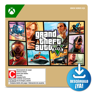 Grand Theft Auto V Standard Edition Juego Digital Xbox X/S Descargable 