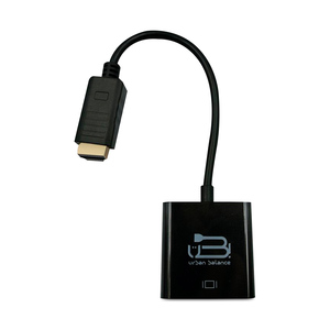 Adaptador HDMI a VGA Urban Balance FHD 1080p Negro