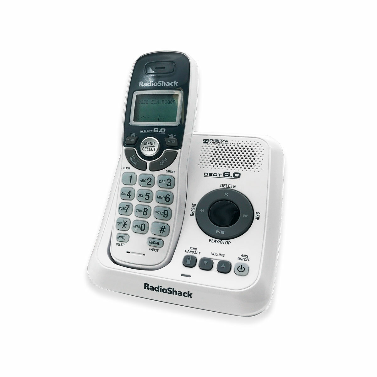 Teléfono Inalámbrico con Identificador RadioShack CS6124 Blanco |  RadioShack México