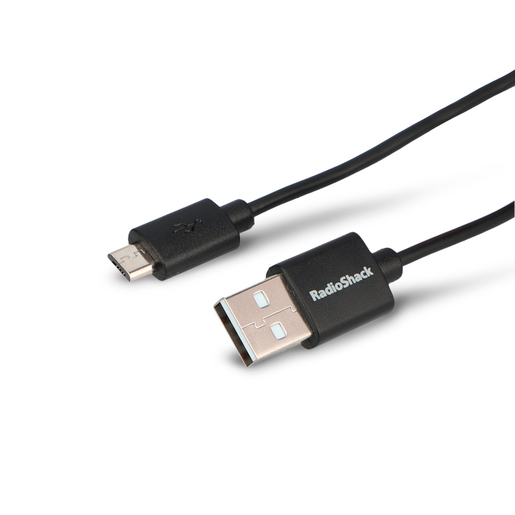 Cable USB a Tipo C RadioShack 1.20 m Plástico Negro