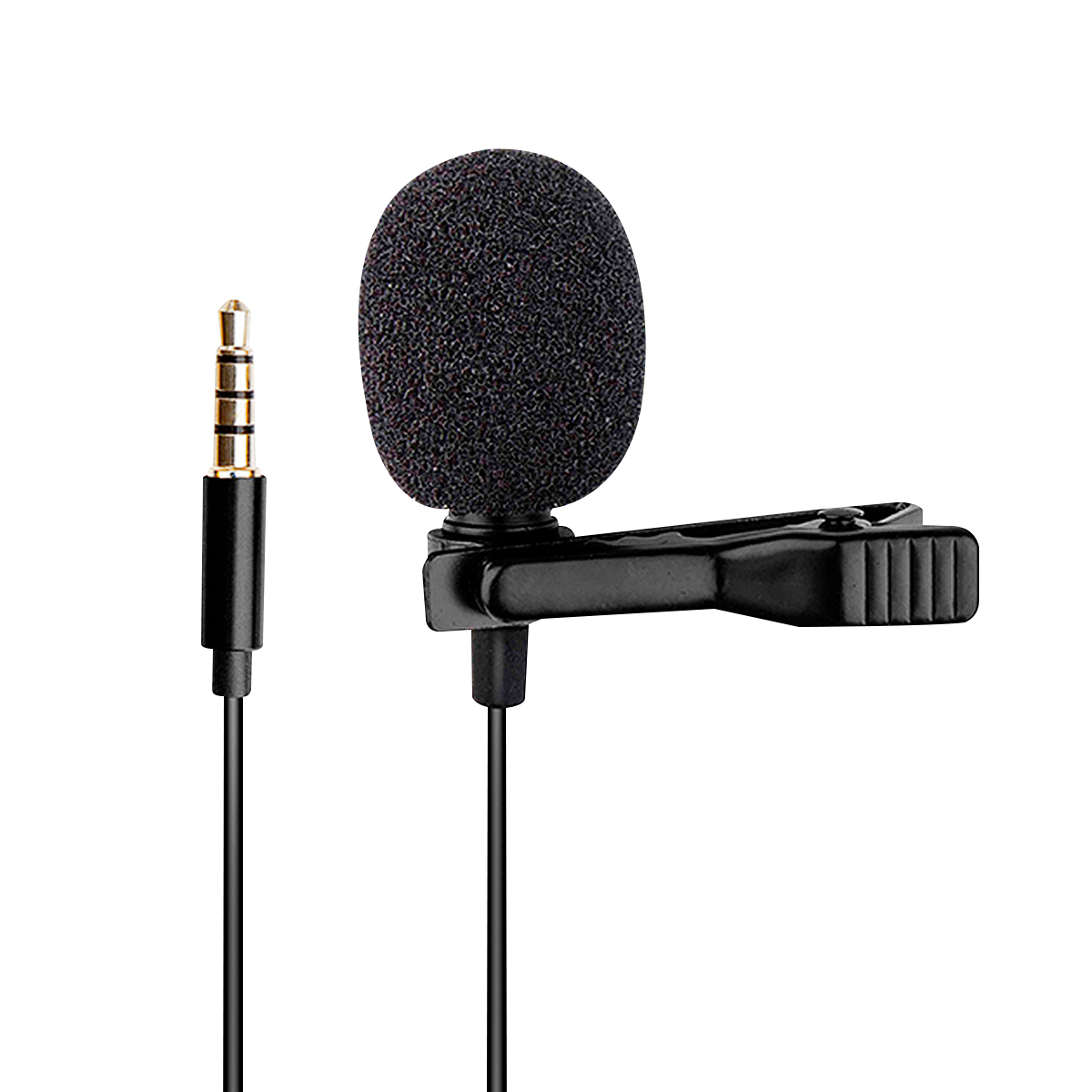  Xvive LV1 Micrófono Lavalier pequeño micrófono omnidireccional  portátil para uso inalámbrico, dispositivo de grabación, negro :  Instrumentos Musicales