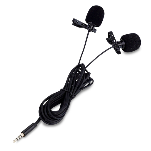 Micrófono Lavalier DBugg Doble ML23 / Negro / 3.5 mm, Micrófonos y  accesorios, Instrumentos musicales y DJ, Audio y video, Todas, Categoría
