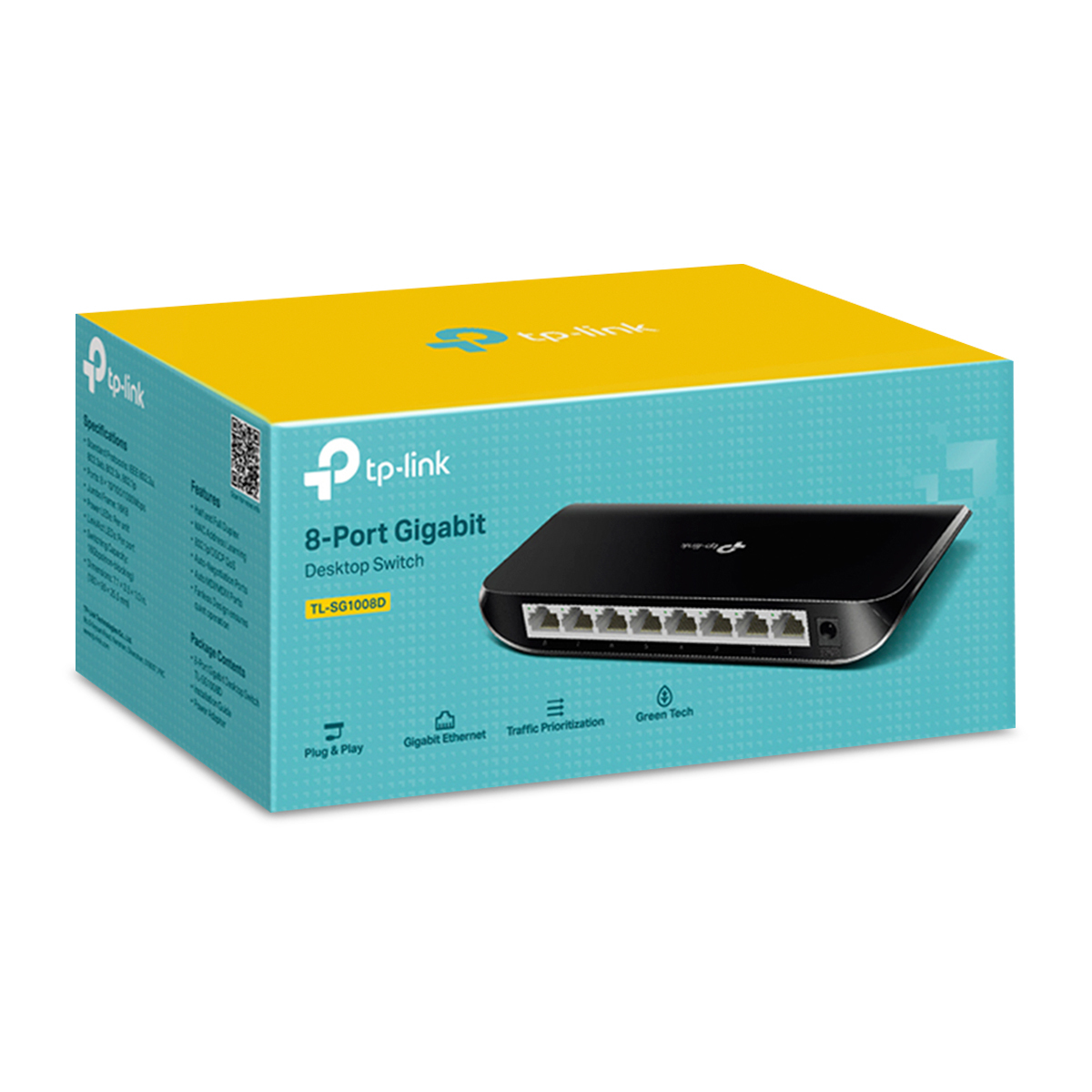 Switch Gigabit Ethernet TP Link TL SG1008D / Negro / 8 puertos, Ruteadores  y switches, Redes, Hogar, Todas, Categoría