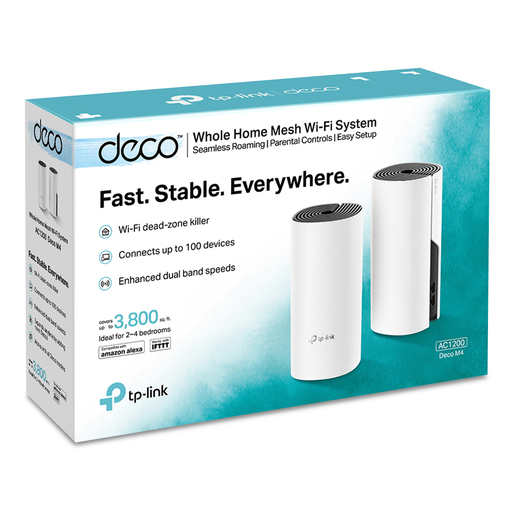 Sistema Inalámbrico WiFi Mesh TP Link Deco M4 / Google / 2 piezas, MESH  red en malla, Redes, Hogar, Todas, Categoría