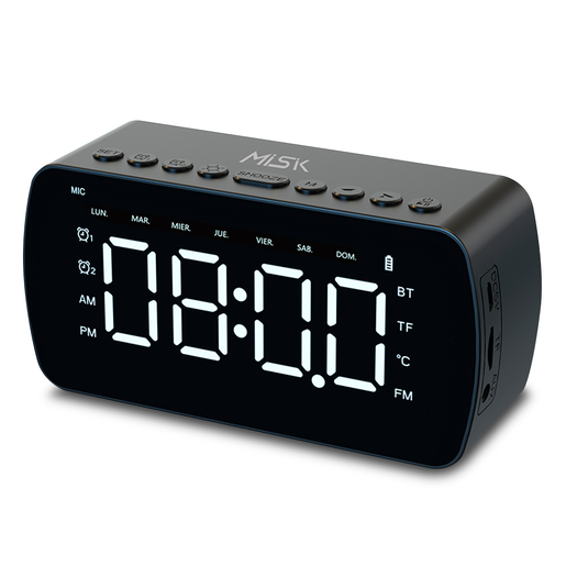 Radio RadioShack Reloj despertador Negro