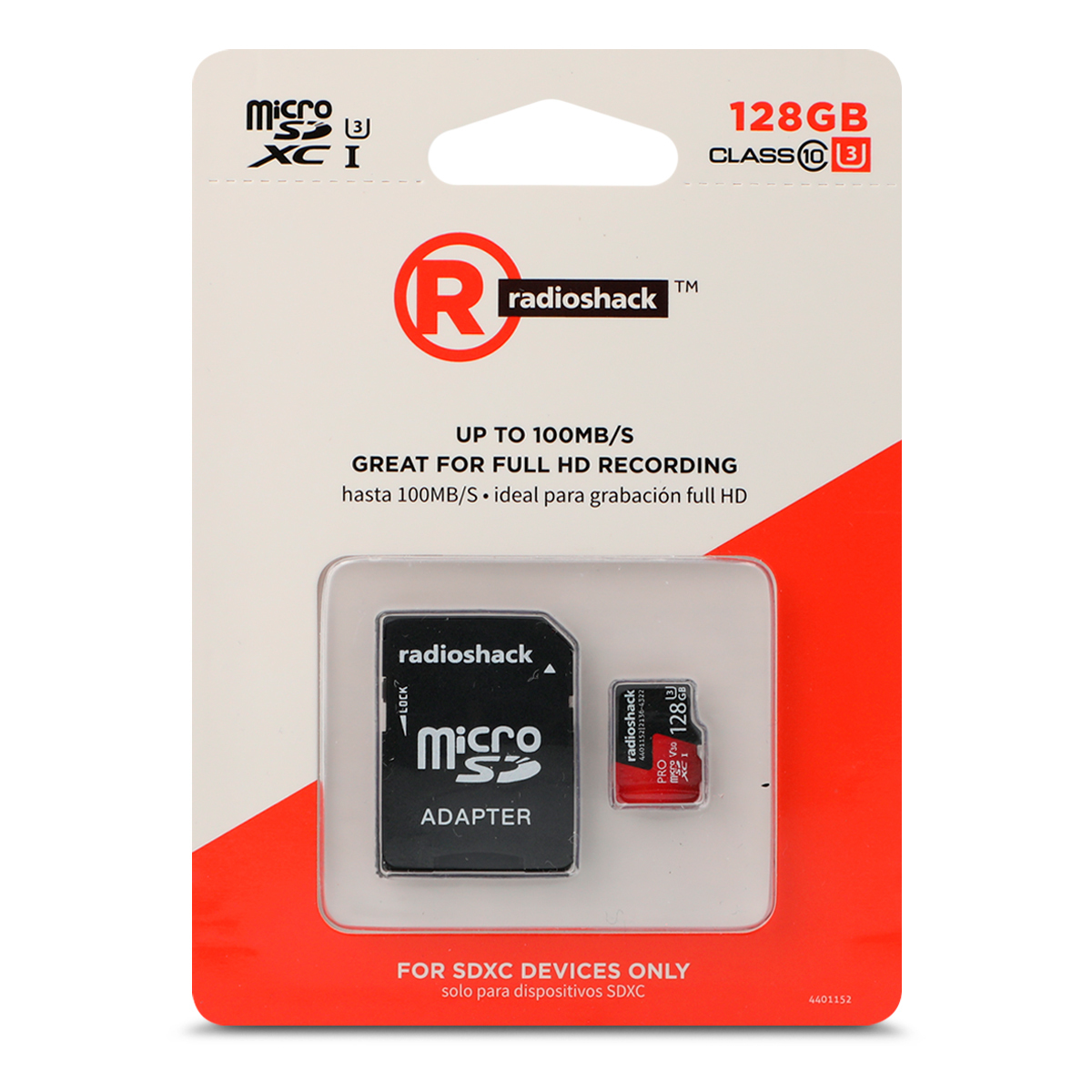 Tarjeta Micro SD RadioShack / 128 gb, Almacenamiento, Cables y Accesorios  para Computadoras, Originales RadioShack, Todas, Categoría