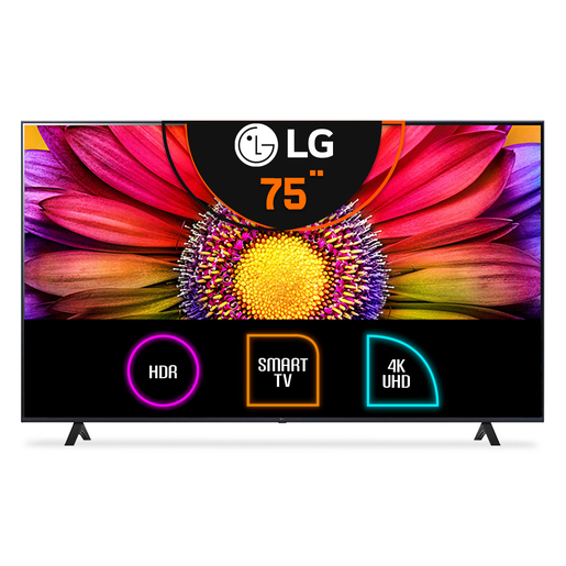 Pantalla Smart TV LG LED de 75 pulgadas 4K/UHD 75UR8750PSA con WebOS