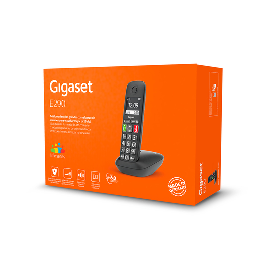 Teléfono Inalámbrico Gigaset A270 / Rojo, Teléfonos inalámbricos, Teléfonos  fijos, Telefonía Fija y Celulares, Todas, Categoría