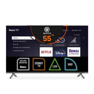 Pantalla Smart TV 55 pulgadas Spectra 4K UHD LED Roku 55-RSPF Pantalla Smart TV 55 pulgadas Spectra 4K UHD LED Roku 55-RSPF
