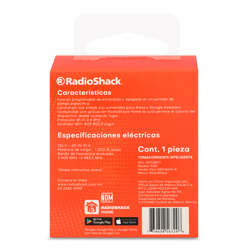 Contacto Inteligente RadioShack 1200w Blanco