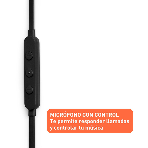 Audífonos Alámbricos JBL Tune 310C Tipo C Negro