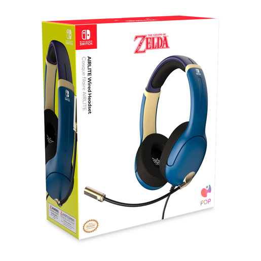 Audífonos Gamer Alámbricos Zelda PDP Azul con Morado