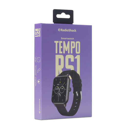 Smartwatch Tempo RadioShack 1.83 pulg. Negro