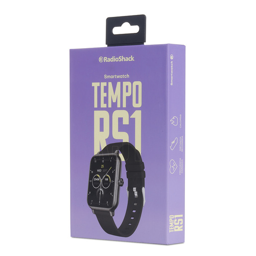 Smartwatch Tempo RadioShack 1.83 pulg. Negro