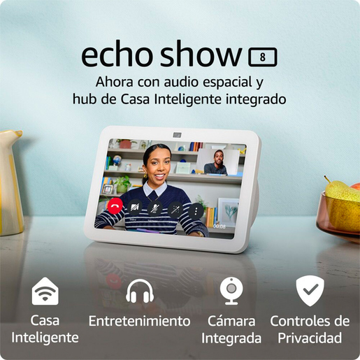 Amazon Echo Show 8 3era Generación HD 8 pulg. Blanco 