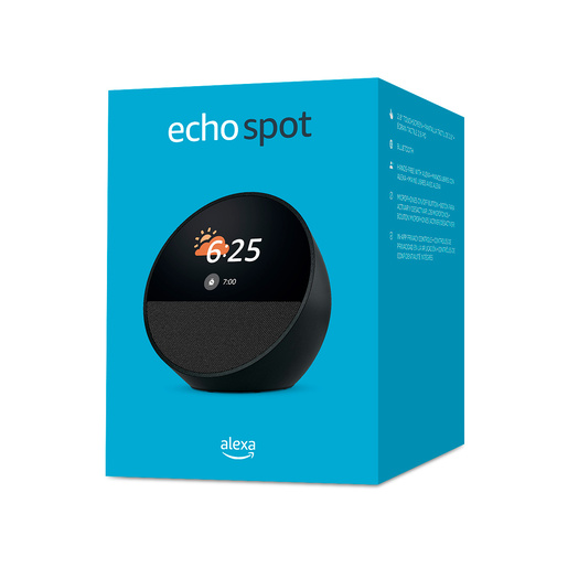 Alexa Amazon Echo Spot 2024 Touch 2.83 pulg. Negro 