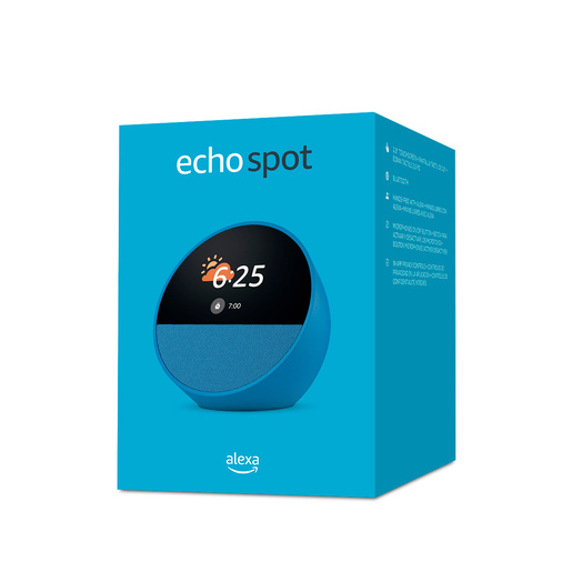 Alexa Amazon Echo Spot 2024 Touch 2.83 pulg. Azul