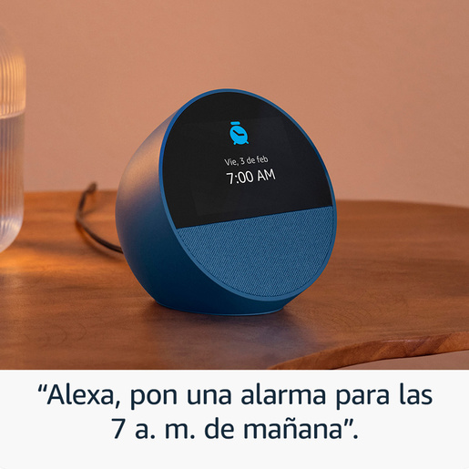 Alexa Amazon Echo Spot 2024 Touch 2.83 pulg. Azul