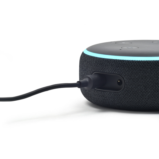Echo Dot (3ra generación) - Bocina inteligente con Alexa, negro : :  Dispositivos  y Accesorios